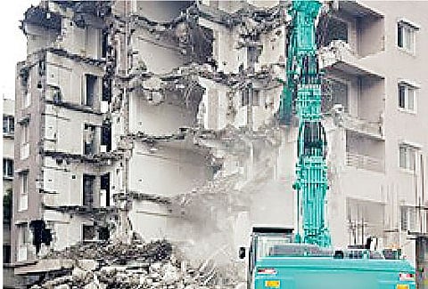 अनधिकृत बांधकामांवर हातोडा; शिवणे दांगट इस्टेट परिसरात कारवाई