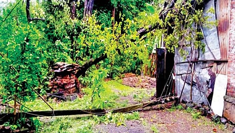 ढेबेवाडी भागात अनेक गावे अंधारात