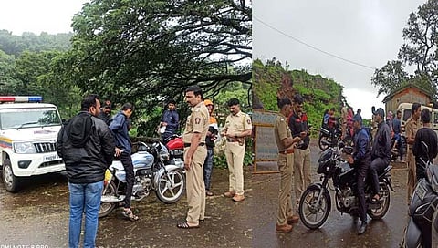 पन्हाळगडावर पोलिसांचा हुल्लडबाजांना दणका : तीस हजार रुपये दंड वसूल