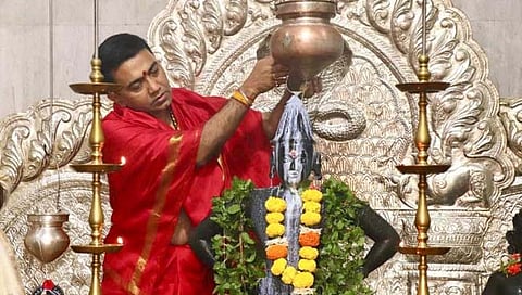 गोवा : साखळी येथे मुख्यमंत्र्यांच्या हस्ते विठ्ठलाची विधिवत पूजा