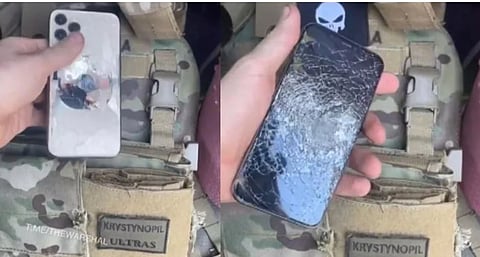 iPhone 11 Pro ठरला ‘चिलखत’! मोबाईलमुळे वाचलं युक्रेनच्या जवानाचे प्राण