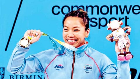 Commonwealth Games : भारताच्या मीराबाई चानूची राष्ट्रकूल स्पर्धेत सुवर्ण कामगिरी