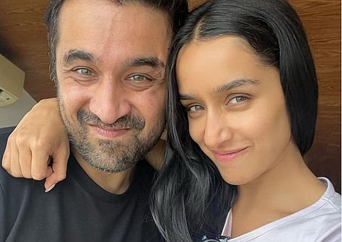 Shraddha Kapoor with brother