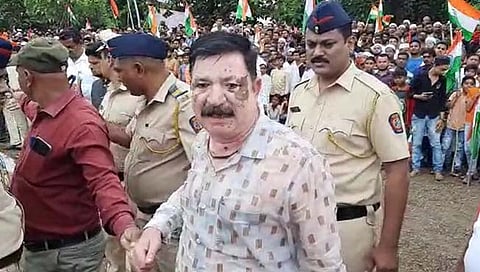 नाशिक : ध्वजवंदनापूर्वी एकाचा पोलिस कवायत मैदानावर आत्मदहनाचा प्रयत्न