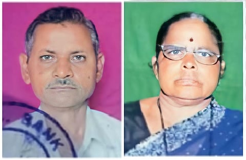 जळगाव : तापी नदीत उडी घेऊन आत्महत्या केलेले शेतकरी दाम्पत्य. (छाया: चेतन चौधरी)