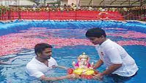 नवी मुंबईत यंदा 134 कृत्रिम तलाव