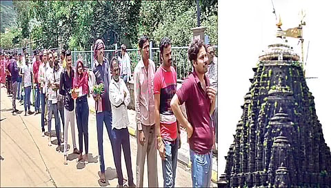 नाशिक : शिवभक्तांच्या मांदियाळीने फुलली त्र्यंबकनगरी, ‘असा’ होता पहिला श्रावणी सोमवार