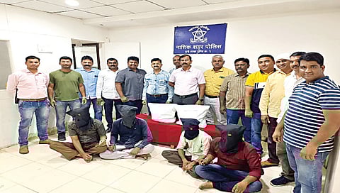 नाशिक : महिंद्रातून स्पेअर पार्ट चोरी प्रकरणी जेरबंद कंत्राटी कामगार.