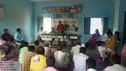 हिंगोली : धानोरा येथे रानभाज्या महोत्सव उत्साहात ; शेतकऱ्यांचा उत्तम प्रतिसाद