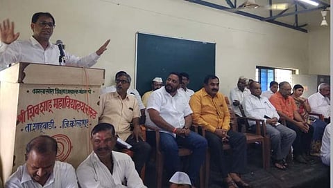 ठाण्याच्या दाढीवाल्याने धर्मवीर दिघेंचा वारसदार समजू नये : सत्यजित पाटील-सरूडकर यांचा घणाघात