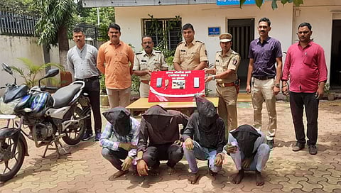 नाशिक सिडको : चौघांकडून जप्त केल्या तलवारी व धारदार हत्यारे