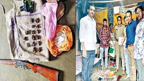 सिंधुदुर्ग : बिबट्याची 14 नखे, दोन दातांसह बंदूक जप्त; नाटळ जंगलात केली होती शिकार
