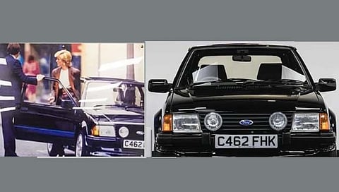राजकुमारी डायनाच्या ‘फोर्ड एस्कॉर्ट’चा लिलाव, मिळाले $850,000