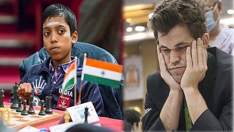 FTX Crypto Cup | १७ वर्षीय प्रज्ञानंदनं वर्ल्ड चॅम्पियन मॅग्नस कार्लसनला तिसऱ्यांदा हरवलं