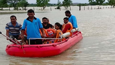 भद्रावती तालुक्यातील ७ गावे अजूनही पाण्यातच ; बचावकार्यासाठी एनडीआरएफच्या तुकड्या तैनात