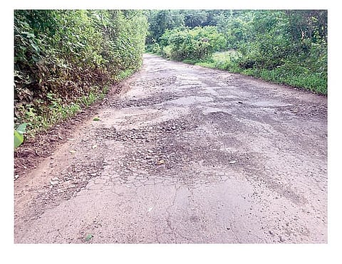 पुणे : पानशेत परिसरातील रस्त्यांची चाळण