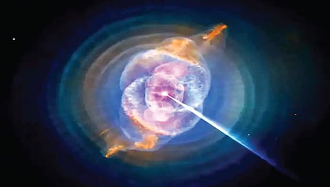 मांजराच्या डोळ्यासारखा नेब्युला