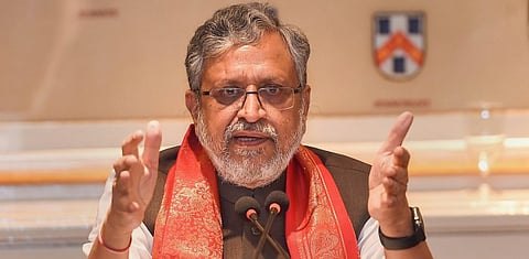 Bihar Politics : म्हणून महाराष्ट्रात शिवसेना फोडली; भाजप खासदार सुशीलकुमार मोदींनी दिली कबुली