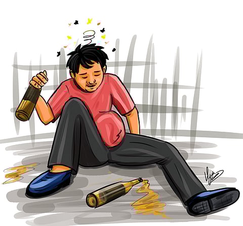 वडगाव शेरी : मोकळ्या जागा मद्यपींचे अड्डे