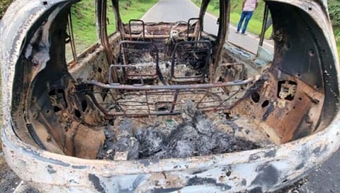 नाशिक: आंबेवाडीजवळ कारमध्ये जळालेला मृतदेह आढळल्याने खळबळ