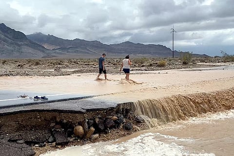 Flood in California: जगातील उष्ण ठिकाणी एकाचवेळी वर्षभराचा पाऊस कोसळला, महापूराने हाहाकार