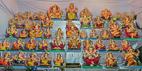 संगमनेर : गणेशमूर्ती खरेदी करणार्यांना जीएसटीचा फटका