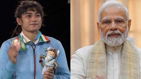 CWG 2022 : ब्राॅन्झपदक जिंकूनही पूजा गेहलोतने मागितली देशाची माफी, पण पीएम मोदी म्हणाले…