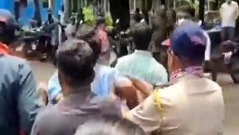 सातार्यात नग्न युवकाचा धुडगूस