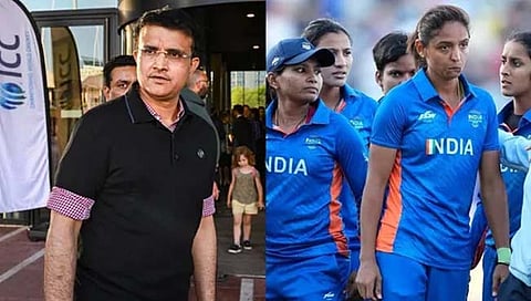 भारतीय महिला क्रिकेट संघाच्या यशाबद्दलच्या वक्तव्यामुळे सौरव गांगुलीवर चाहते भडकले