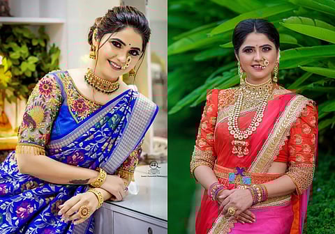 सणासुदीच्या दिवसात वीणा जगतापचे लूक्स देतील तुम्हाला ‘Styling goals’