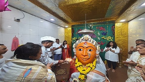 Nashik Vani : जगदंबा माता मंदिरात तहसीलदारांच्या हस्ते घटस्थापना