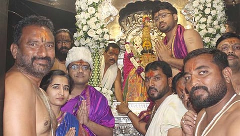 उस्मानाबाद : ‘आई राजा उदो उदो’च्या जयघोषात तुळजाभवानी देवीच्या नवरात्रौत्सवास प्रारंभ