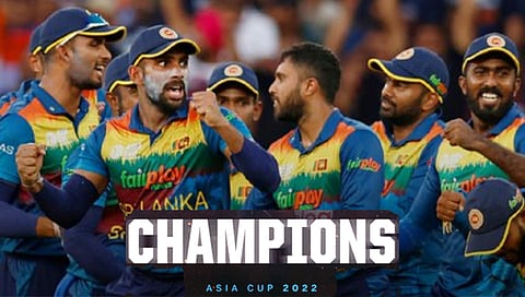 आशिया चषक स्पर्धेवर श्रीलंकेची सहाव्यांदा मोहर, सर्वाधिकवेळा स्पर्धा जिंकण्याचा बहुमान भारताला