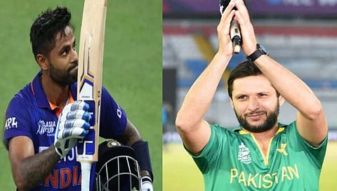 सूर्यकुमार यादव याचे शाहिद आफ्रिदीकडून कौतुक