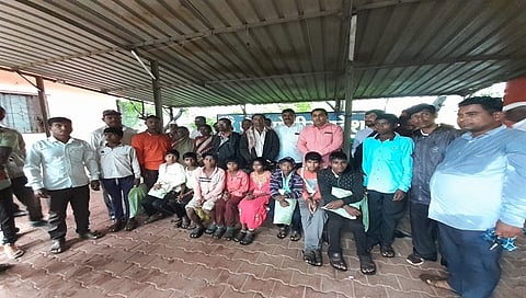 नाशिक : वेठबिगारीच्या फासातून २२ चिमुरड्यांची सुटका