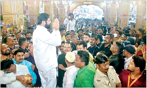 पुणे : मुख्यमंत्र्यांचा झंझावात अन् ढोल-ताशांचा दणदणाट