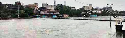 आळंदीत इंद्रायणीची पाणी पातळी वाढली