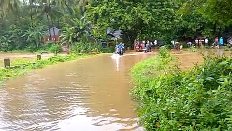 सिंधुदुर्ग : कुडाळ तालुक्यात मुसळधार, दुकानवाड-उपवडे, आंबेरी पुलांवर पाणी