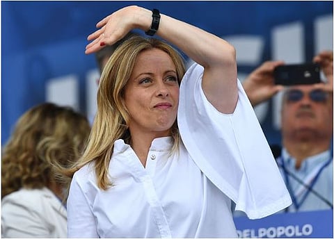 ब्रदर्स ऑफ इटली पक्षाच्या प्रमुख जॉर्जिया मेलोनी