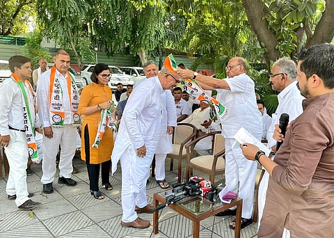 हरियाणातील रोड मराठा समाजाच्या ‘या’ नेत्याने त्यांचा पक्ष केला राष्ट्रवादीत विलीन