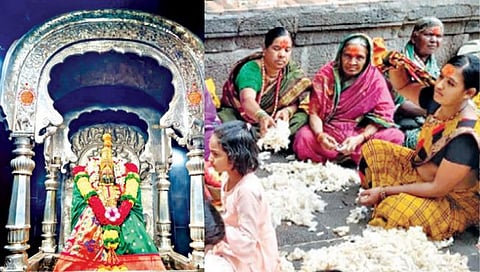 सोलापूर : तुळजाभवानी मातेची मंचकी मोह निद्रा; सेवेतून सामाजिक ऐक्याचे दर्शन, नऊ दिवस चालणार निद्रा