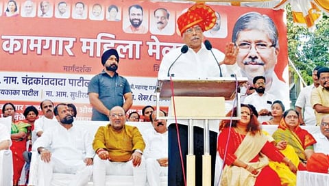 सांगली : घरेलू कामगार मंडळासाठी 50 कोटींची तरतूद करू : मंत्री चंद्रकांत पाटील यांचे आश्वासन