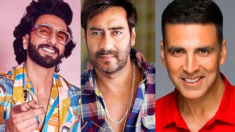 ranveer singh, ajay devgan and akshay kumar