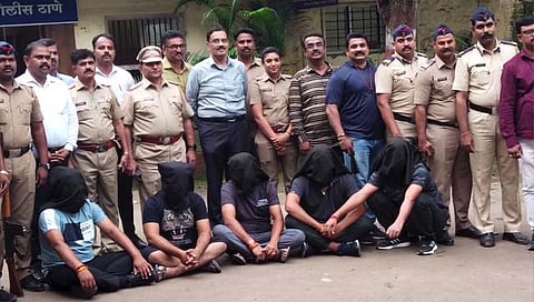 राजस्थान गुजरातसह पंजाबमध्ये दहशत माजविणा-या टोळीतील पाच गुंडांना कोगनोळी टोल नाक्याजवळ ठोकल्या बेड्या