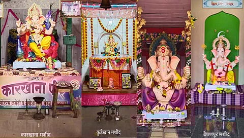 कुरूंदवाडमध्ये पाच मशिदींमध्ये ‘श्रीं’ची प्रतिष्ठापना; सामाजिक एकोप्याचे दर्शन