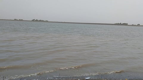 खासदार सुप्रिया सुळे यांनी केले कर्हा नदीचे विधिपूर्वक जलपूजन, कार्यकर्त्यांनी भंडारा उधळून निसर्गाचे मानले आभार