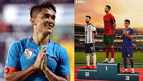 Sunil Chhetri : भारताचा कर्णधार सुनील छेत्री याला ‘फिफा’ची मानवंदना