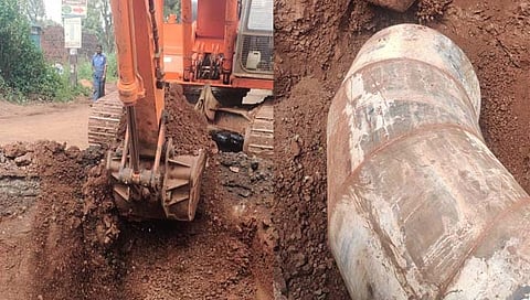 कोल्हापूर : राधानगरी तालुक्यात थेट पाईपलाईनचे काम युद्ध पातळीवर