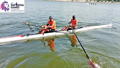 National Game २०२२ : रोईंग : महाराष्ट्राने गाठली अंतिम फेरी