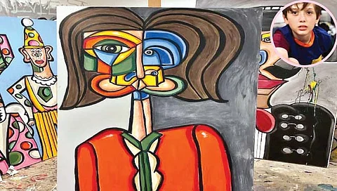 दहा वर्षांचा मुलगा ‘या’ पेंटिंग्जमुळे बनला कोट्यधीश